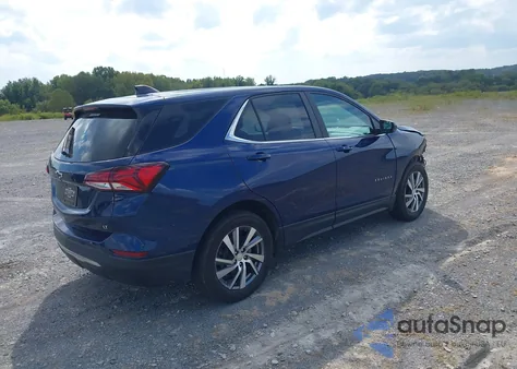 2022 Chevrolet Equinox Fwd Lt из США, поврежденный, VIN 3GNAXKEV1NL260974